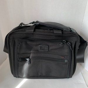 Tumi Alpha Ballistic Briefcase Laptop Computer Bag Expandable Organizer 26132DH